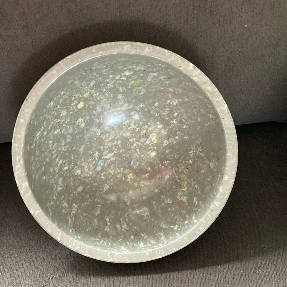 Vintage Texas Ware Melamine #118 Grey Speckled Confetti Mixing Bowl